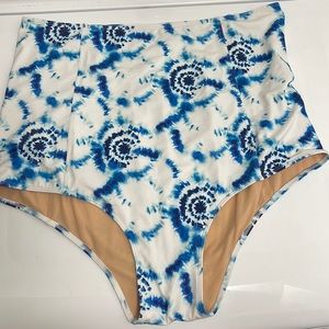 EUC EHW Tie Dye KJ Swim Bottoms